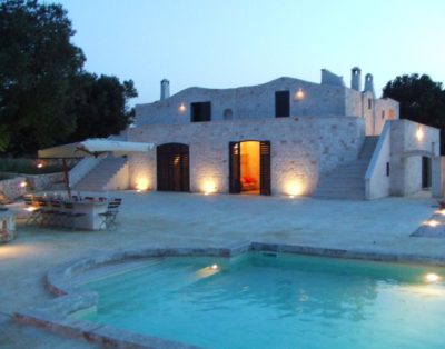 Luxury olive mill with heated pool, sea views within walking distance of Ostuni